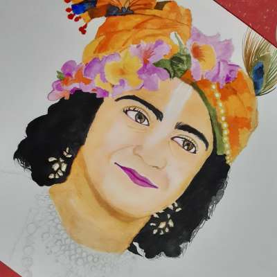 Krishna sketch  drawing Part 1 Real time video of outlines Sumedh Mudgalkar   YouTube
