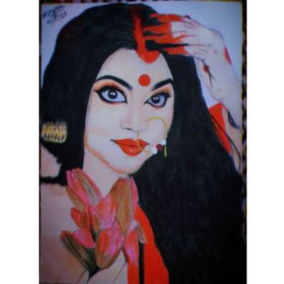 Indian  Bengali Woman  Bhoomis Art