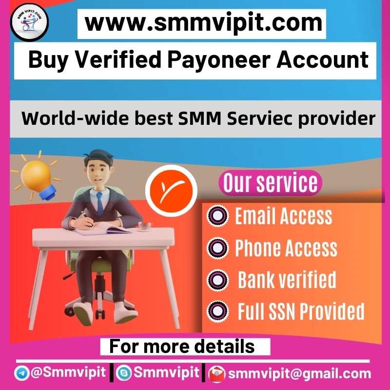 Buy Verified Payoneer Account - 100% Best USA, UK, EU