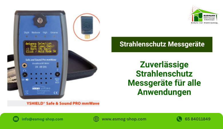 Zuverlässige Strahlenschutz Messgeräte für alle Anwendungen – Esmog Shop