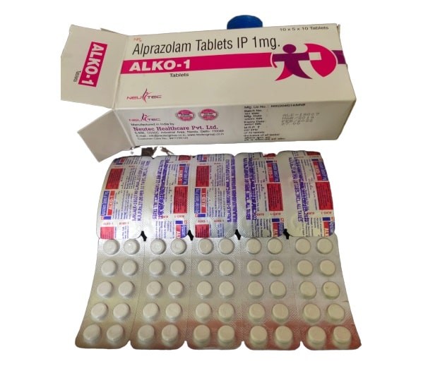 Alko 1 Mg Tablets (Alprazolam) | Effective Anxiety and Panic Relief