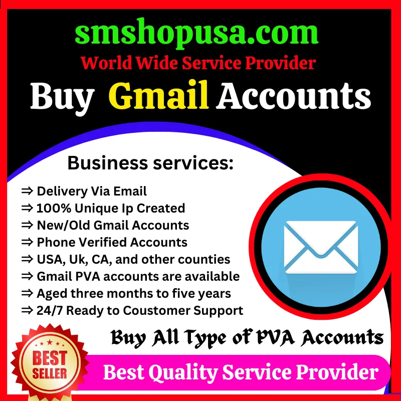 Buy Old Gmail Accounts Fastest Delivery (Outlook, Yahoo, etc.) | by SM SHOP USA | Dec, 2024 | Medium